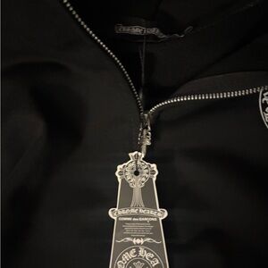 Comme des Garçons Black Jacket with Silver Accents